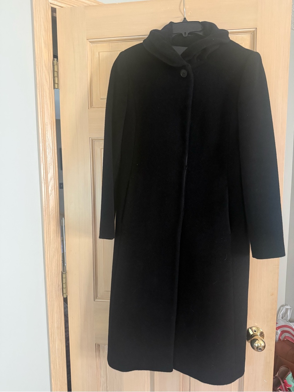 Cinzia Rocca Icons Black Long Trench Coat